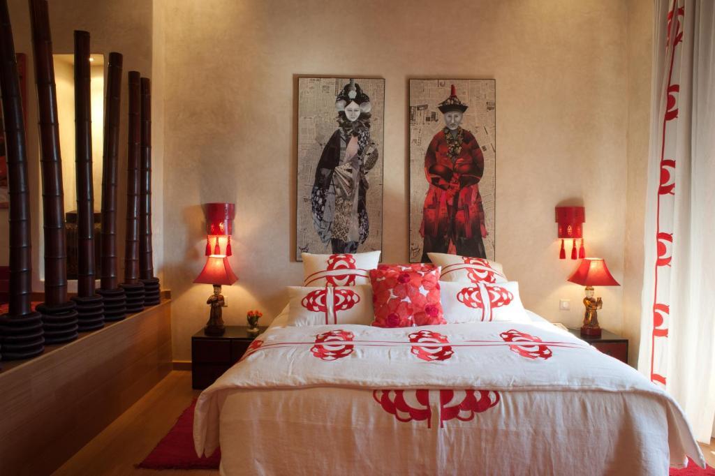 Tigmiza Boutique Hotel & Spa Ouled Jelal Quarto foto A bedroom at the hotel